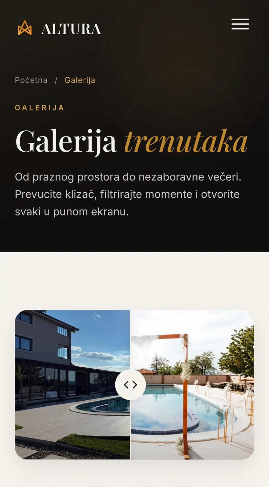 Altura, mobilna galerija