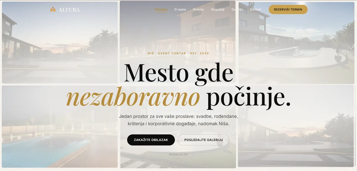 Altura, novi sajt